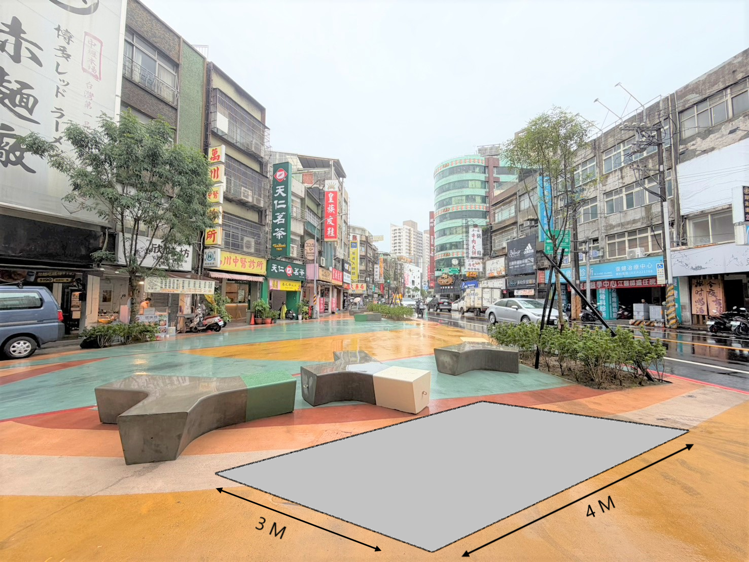 中壢區大同商圈路口-2