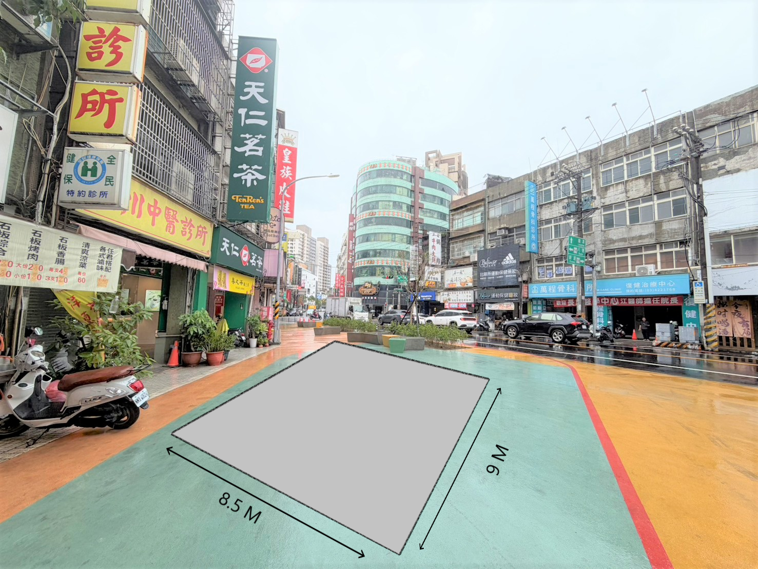 中壢區大同商圈路口-1